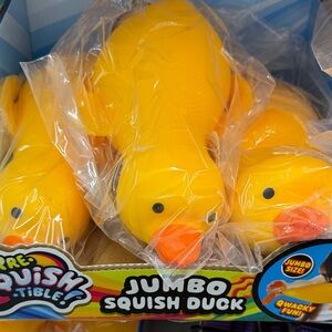 Viral rare Jumbo Yellow Squish Duck - Soft Squeeze Toy